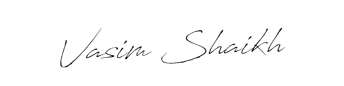 Make a beautiful signature design for name Vasim Shaikh. Use this online signature maker to create a handwritten signature for free. Vasim Shaikh signature style 6 images and pictures png