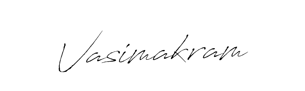 Also we have Vasimakram name is the best signature style. Create professional handwritten signature collection using Antro_Vectra autograph style. Vasimakram signature style 6 images and pictures png