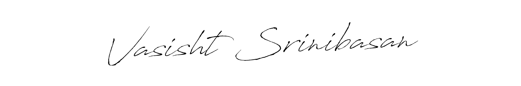 It looks lik you need a new signature style for name Vasisht Srinibasan. Design unique handwritten (Antro_Vectra) signature with our free signature maker in just a few clicks. Vasisht Srinibasan signature style 6 images and pictures png