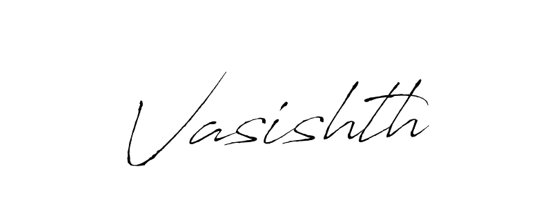 How to make Vasishth signature? Antro_Vectra is a professional autograph style. Create handwritten signature for Vasishth name. Vasishth signature style 6 images and pictures png