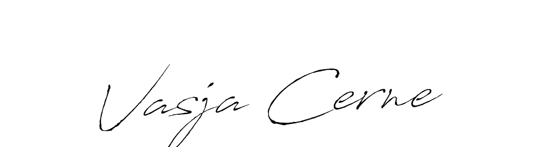 The best way (Antro_Vectra) to make a short signature is to pick only two or three words in your name. The name Vasja Cerne include a total of six letters. For converting this name. Vasja Cerne signature style 6 images and pictures png