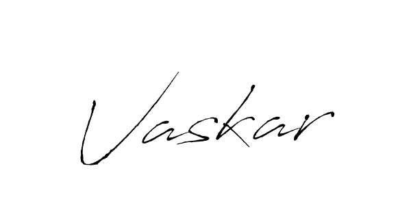 Create a beautiful signature design for name Vaskar. With this signature (Antro_Vectra) fonts, you can make a handwritten signature for free. Vaskar signature style 6 images and pictures png