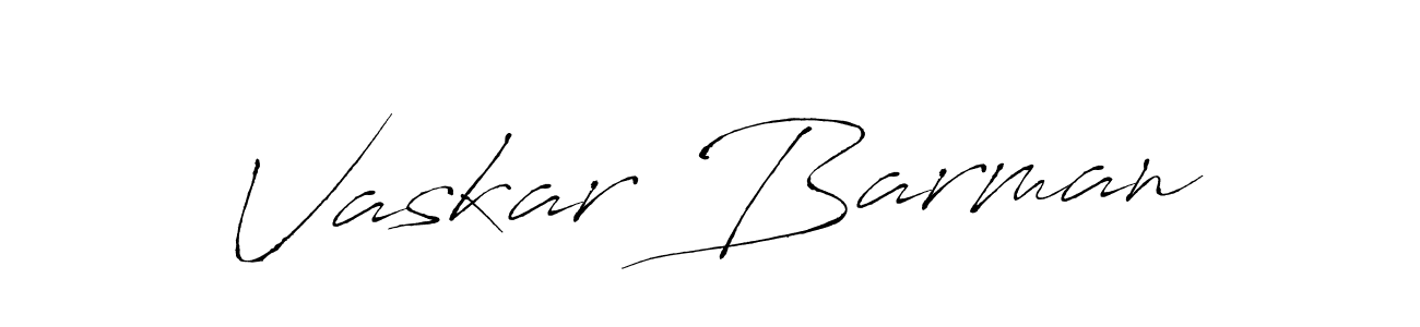 Use a signature maker to create a handwritten signature online. With this signature software, you can design (Antro_Vectra) your own signature for name Vaskar Barman. Vaskar Barman signature style 6 images and pictures png
