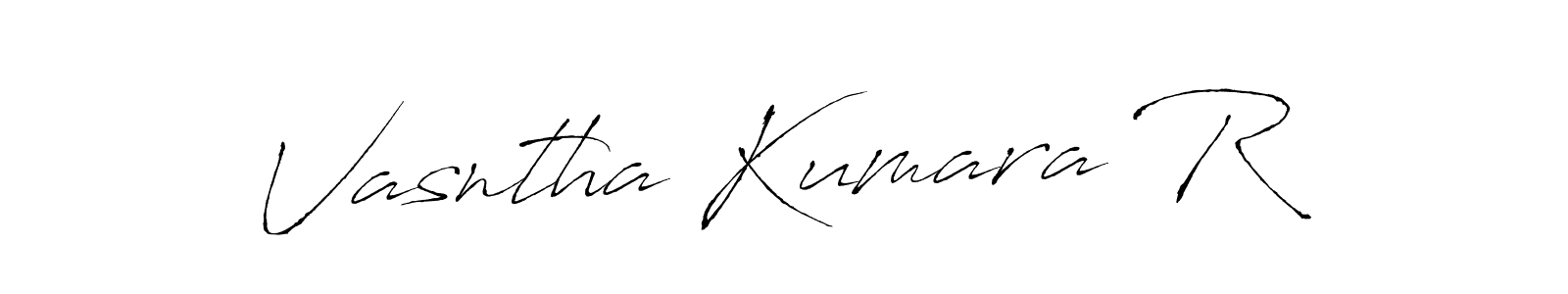 See photos of Vasntha Kumara R official signature by Spectra . Check more albums & portfolios. Read reviews & check more about Antro_Vectra font. Vasntha Kumara R signature style 6 images and pictures png