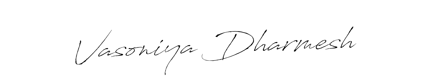 You can use this online signature creator to create a handwritten signature for the name Vasoniya Dharmesh. This is the best online autograph maker. Vasoniya Dharmesh signature style 6 images and pictures png