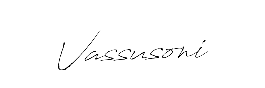 Also we have Vassusoni name is the best signature style. Create professional handwritten signature collection using Antro_Vectra autograph style. Vassusoni signature style 6 images and pictures png