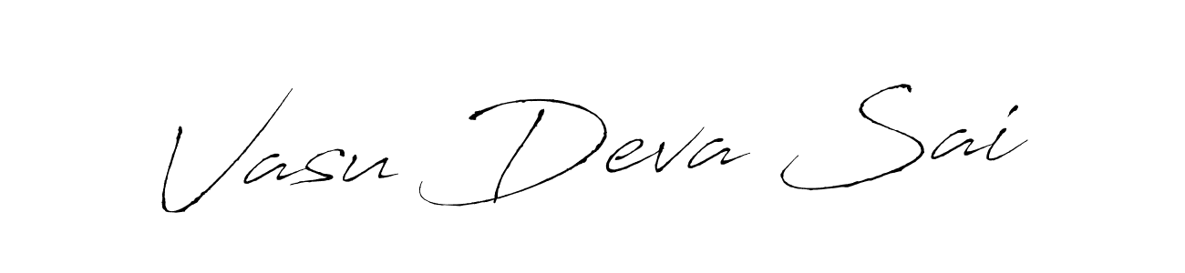 Vasu Deva Sai stylish signature style. Best Handwritten Sign (Antro_Vectra) for my name. Handwritten Signature Collection Ideas for my name Vasu Deva Sai. Vasu Deva Sai signature style 6 images and pictures png