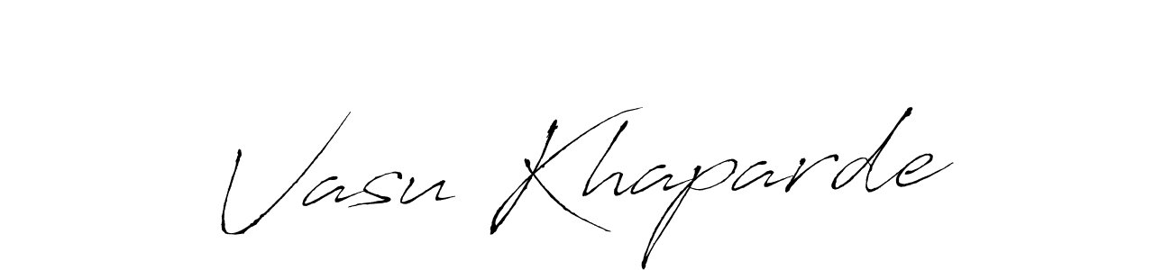 The best way (Antro_Vectra) to make a short signature is to pick only two or three words in your name. The name Vasu Khaparde include a total of six letters. For converting this name. Vasu Khaparde signature style 6 images and pictures png