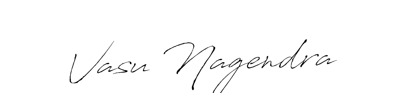 How to make Vasu Nagendra signature? Antro_Vectra is a professional autograph style. Create handwritten signature for Vasu Nagendra name. Vasu Nagendra signature style 6 images and pictures png