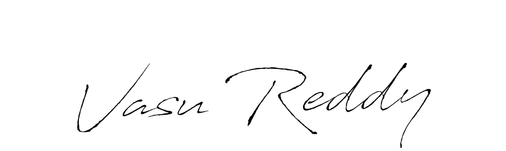 Vasu Reddy stylish signature style. Best Handwritten Sign (Antro_Vectra) for my name. Handwritten Signature Collection Ideas for my name Vasu Reddy. Vasu Reddy signature style 6 images and pictures png