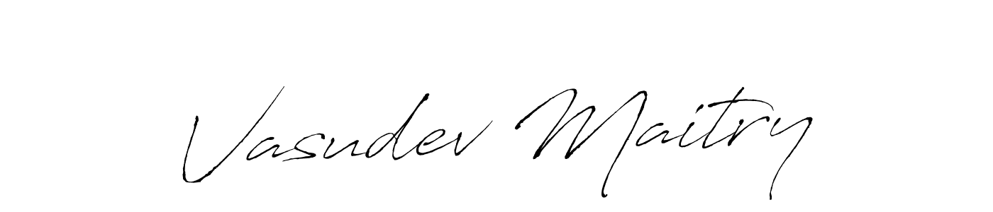 Also You can easily find your signature by using the search form. We will create Vasudev Maitry name handwritten signature images for you free of cost using Antro_Vectra sign style. Vasudev Maitry signature style 6 images and pictures png