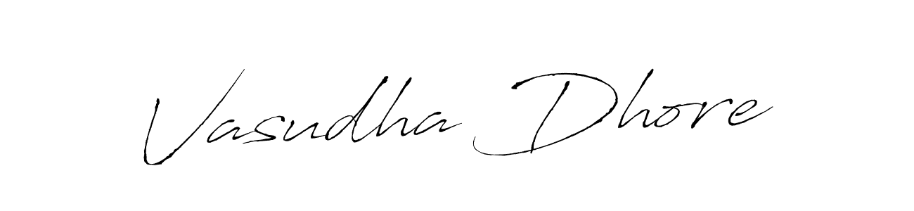 Make a beautiful signature design for name Vasudha Dhore. Use this online signature maker to create a handwritten signature for free. Vasudha Dhore signature style 6 images and pictures png