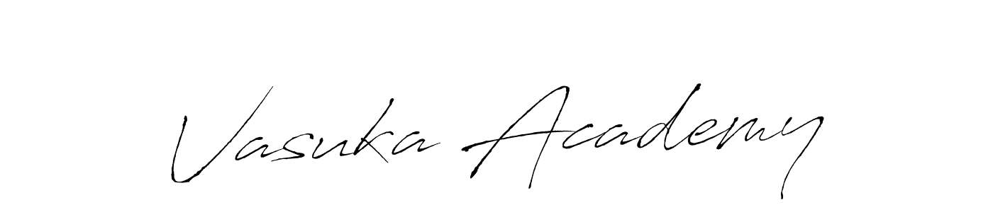 Similarly Antro_Vectra is the best handwritten signature design. Signature creator online .You can use it as an online autograph creator for name Vasuka Academy. Vasuka Academy signature style 6 images and pictures png