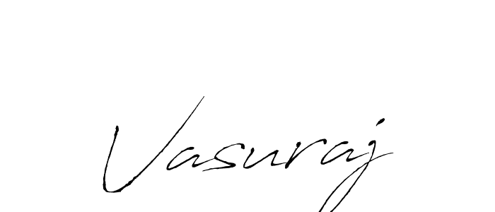 Vasuraj stylish signature style. Best Handwritten Sign (Antro_Vectra) for my name. Handwritten Signature Collection Ideas for my name Vasuraj. Vasuraj signature style 6 images and pictures png