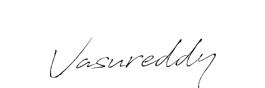 How to make Vasureddy signature? Antro_Vectra is a professional autograph style. Create handwritten signature for Vasureddy name. Vasureddy signature style 6 images and pictures png