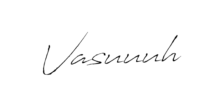 Use a signature maker to create a handwritten signature online. With this signature software, you can design (Antro_Vectra) your own signature for name Vasuuuh. Vasuuuh signature style 6 images and pictures png