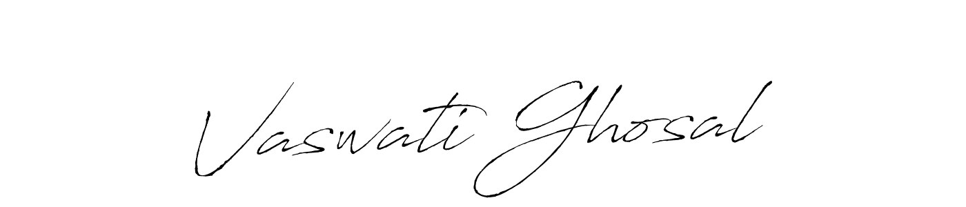 Use a signature maker to create a handwritten signature online. With this signature software, you can design (Antro_Vectra) your own signature for name Vaswati Ghosal. Vaswati Ghosal signature style 6 images and pictures png