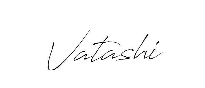 How to make Vatashi name signature. Use Antro_Vectra style for creating short signs online. This is the latest handwritten sign. Vatashi signature style 6 images and pictures png