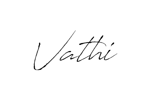 How to make Vathi signature? Antro_Vectra is a professional autograph style. Create handwritten signature for Vathi name. Vathi signature style 6 images and pictures png