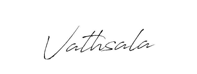 Design your own signature with our free online signature maker. With this signature software, you can create a handwritten (Antro_Vectra) signature for name Vathsala. Vathsala signature style 6 images and pictures png