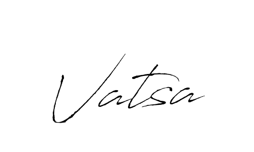 How to make Vatsa signature? Antro_Vectra is a professional autograph style. Create handwritten signature for Vatsa name. Vatsa signature style 6 images and pictures png