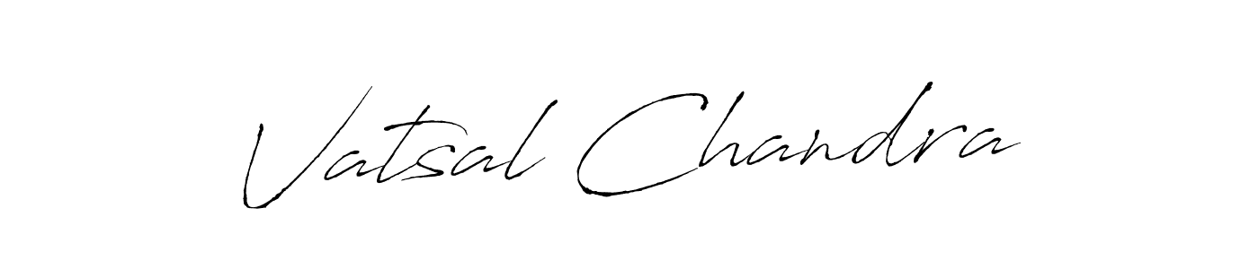 Vatsal Chandra stylish signature style. Best Handwritten Sign (Antro_Vectra) for my name. Handwritten Signature Collection Ideas for my name Vatsal Chandra. Vatsal Chandra signature style 6 images and pictures png