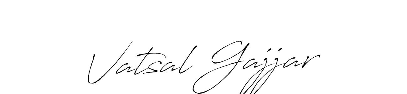 Use a signature maker to create a handwritten signature online. With this signature software, you can design (Antro_Vectra) your own signature for name Vatsal Gajjar. Vatsal Gajjar signature style 6 images and pictures png