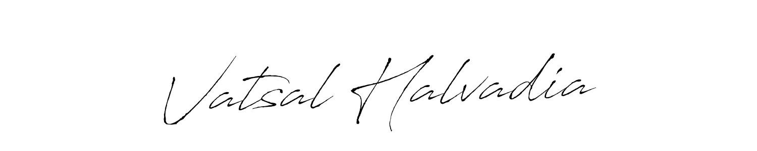 Design your own signature with our free online signature maker. With this signature software, you can create a handwritten (Antro_Vectra) signature for name Vatsal Halvadia. Vatsal Halvadia signature style 6 images and pictures png