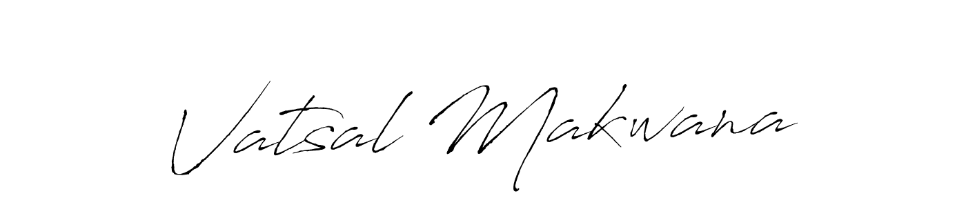 Antro_Vectra is a professional signature style that is perfect for those who want to add a touch of class to their signature. It is also a great choice for those who want to make their signature more unique. Get Vatsal Makwana name to fancy signature for free. Vatsal Makwana signature style 6 images and pictures png