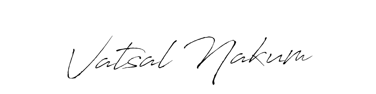Also we have Vatsal Nakum name is the best signature style. Create professional handwritten signature collection using Antro_Vectra autograph style. Vatsal Nakum signature style 6 images and pictures png