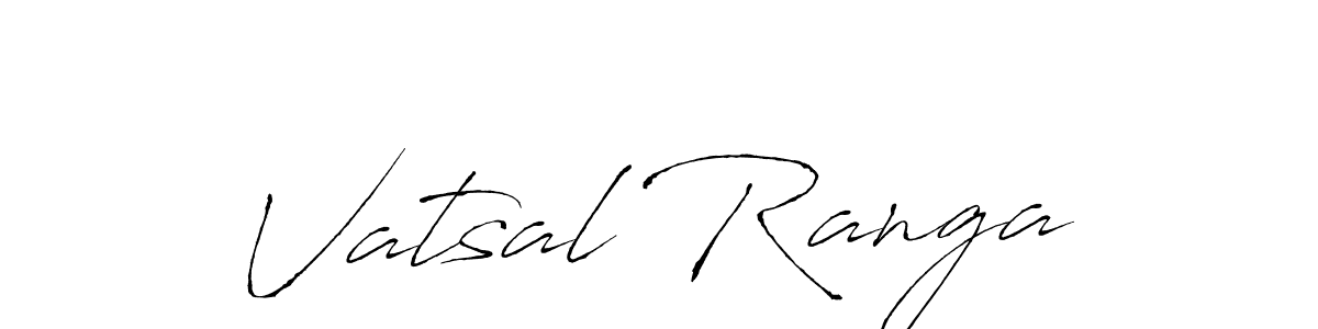 Use a signature maker to create a handwritten signature online. With this signature software, you can design (Antro_Vectra) your own signature for name Vatsal Ranga. Vatsal Ranga signature style 6 images and pictures png