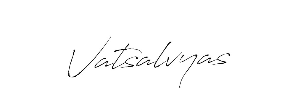 Design your own signature with our free online signature maker. With this signature software, you can create a handwritten (Antro_Vectra) signature for name Vatsalvyas. Vatsalvyas signature style 6 images and pictures png