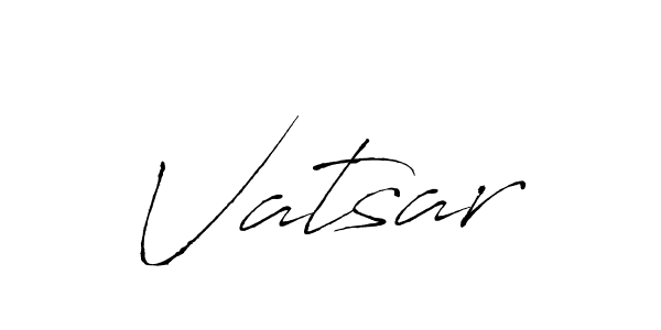 Use a signature maker to create a handwritten signature online. With this signature software, you can design (Antro_Vectra) your own signature for name Vatsar. Vatsar signature style 6 images and pictures png