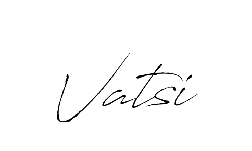 How to make Vatsi name signature. Use Antro_Vectra style for creating short signs online. This is the latest handwritten sign. Vatsi signature style 6 images and pictures png