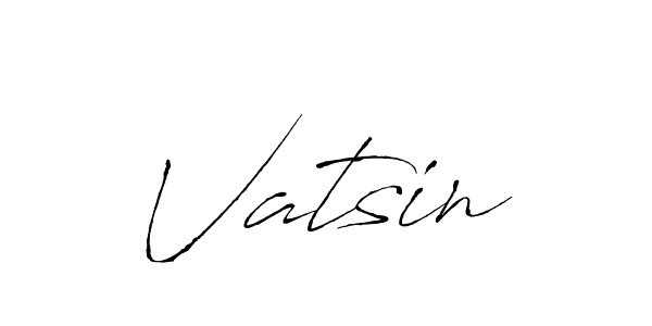 It looks lik you need a new signature style for name Vatsin. Design unique handwritten (Antro_Vectra) signature with our free signature maker in just a few clicks. Vatsin signature style 6 images and pictures png