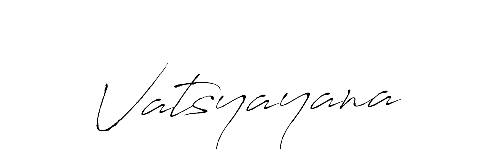 Make a beautiful signature design for name Vatsyayana. With this signature (Antro_Vectra) style, you can create a handwritten signature for free. Vatsyayana signature style 6 images and pictures png