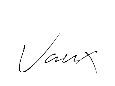 Antro_Vectra is a professional signature style that is perfect for those who want to add a touch of class to their signature. It is also a great choice for those who want to make their signature more unique. Get Vaux name to fancy signature for free. Vaux signature style 6 images and pictures png