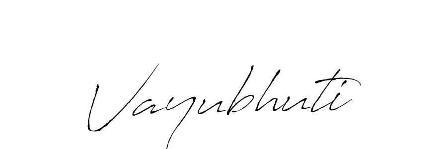 It looks lik you need a new signature style for name Vayubhuti. Design unique handwritten (Antro_Vectra) signature with our free signature maker in just a few clicks. Vayubhuti signature style 6 images and pictures png
