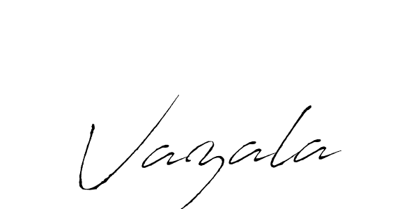 Antro_Vectra is a professional signature style that is perfect for those who want to add a touch of class to their signature. It is also a great choice for those who want to make their signature more unique. Get Vazala name to fancy signature for free. Vazala signature style 6 images and pictures png