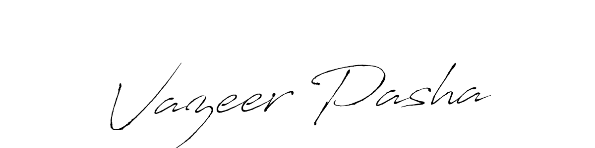 Use a signature maker to create a handwritten signature online. With this signature software, you can design (Antro_Vectra) your own signature for name Vazeer Pasha. Vazeer Pasha signature style 6 images and pictures png