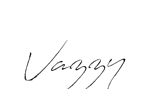 Antro_Vectra is a professional signature style that is perfect for those who want to add a touch of class to their signature. It is also a great choice for those who want to make their signature more unique. Get Vazzy name to fancy signature for free. Vazzy signature style 6 images and pictures png