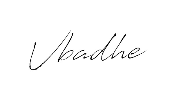 How to Draw Vbadhe signature style? Antro_Vectra is a latest design signature styles for name Vbadhe. Vbadhe signature style 6 images and pictures png