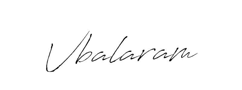 Make a beautiful signature design for name Vbalaram. With this signature (Antro_Vectra) style, you can create a handwritten signature for free. Vbalaram signature style 6 images and pictures png