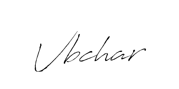 Use a signature maker to create a handwritten signature online. With this signature software, you can design (Antro_Vectra) your own signature for name Vbchar. Vbchar signature style 6 images and pictures png