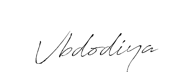 Use a signature maker to create a handwritten signature online. With this signature software, you can design (Antro_Vectra) your own signature for name Vbdodiya. Vbdodiya signature style 6 images and pictures png