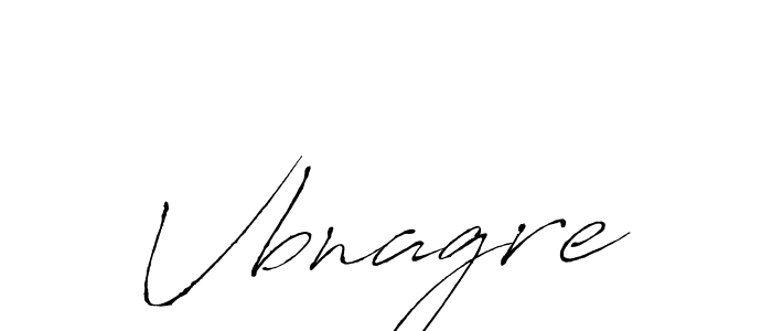 How to make Vbnagre signature? Antro_Vectra is a professional autograph style. Create handwritten signature for Vbnagre name. Vbnagre signature style 6 images and pictures png