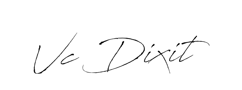 How to make Vc Dixit signature? Antro_Vectra is a professional autograph style. Create handwritten signature for Vc Dixit name. Vc Dixit signature style 6 images and pictures png