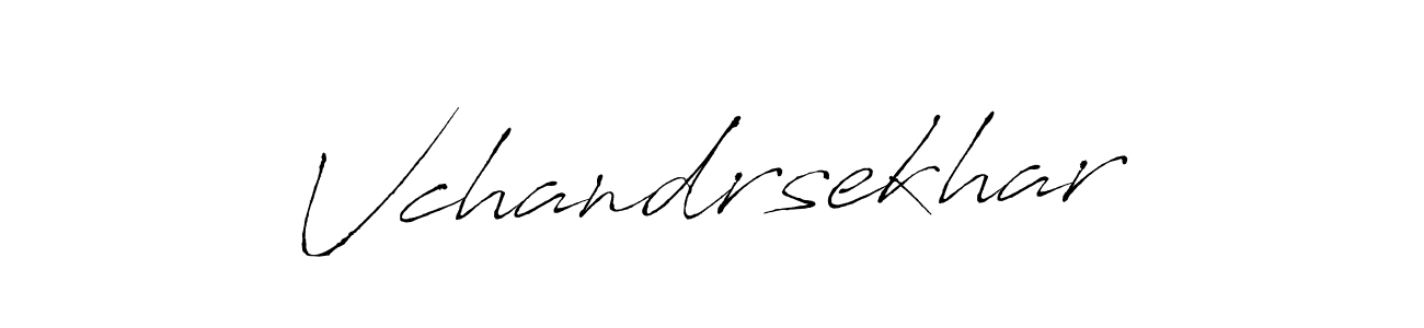 Vchandrsekhar stylish signature style. Best Handwritten Sign (Antro_Vectra) for my name. Handwritten Signature Collection Ideas for my name Vchandrsekhar. Vchandrsekhar signature style 6 images and pictures png