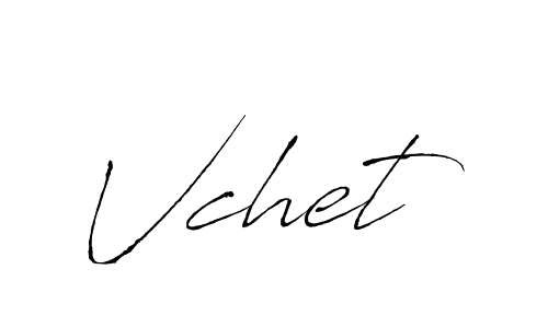 Vchet stylish signature style. Best Handwritten Sign (Antro_Vectra) for my name. Handwritten Signature Collection Ideas for my name Vchet. Vchet signature style 6 images and pictures png