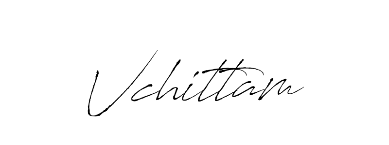 Also we have Vchittam name is the best signature style. Create professional handwritten signature collection using Antro_Vectra autograph style. Vchittam signature style 6 images and pictures png